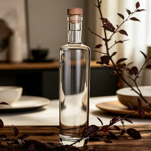 Botella de Vidrio Cristalino Premium de 700ml/500ml con Fondo Reforzado para Vodka, Ron, Whisky, Licores y Bebidas Espirituosas de Alta Calidad - Product Image 2