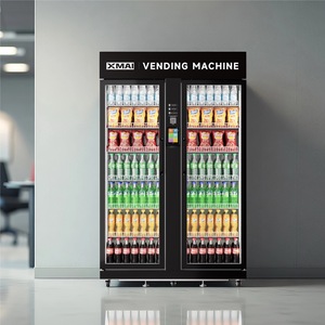 Distributeur automatique commercial XMAI Ultra M1100 avec IA, 38,8 pieds cubes, double porte, <span class=keywords><strong>paiement</strong></span> sans contact, vente en gros, capacité de 1100 L, vision IA - Product Image 1