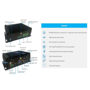 Ktb không Quạt mini Android box PC giá rẻ treo tường máy tính công nghiệp với các tính năng trung tâm truyền thông - Product Image 3