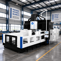 Centre d'usinage à portique CNC haute rigidité pour le perçage et le fraisage de grandes pièces, destiné au traitement des métaux lourds