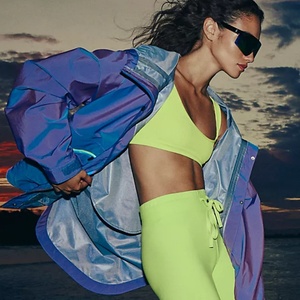 Outdoor <b>Running</b> Hiking <b>Jackets</b> for Women <b>Winter</b> Breathable Moisture Protection Rain Windproof Windbreaker <b>Jacket</b> - Product Image 2