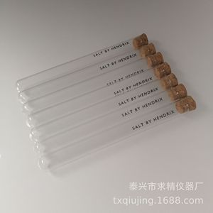 Salt By Hendrix Glass Test Tubes 15x150mm Flat Mouth Round Bottom With Cork Or Plastic Stoppers Premium Quality - Product Image 2