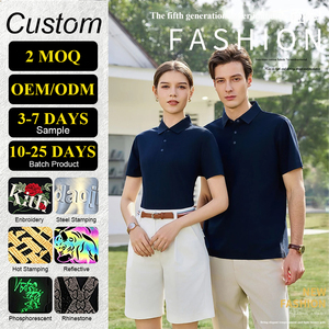 Polo de Algodón Lysell para <span class=keywords><strong>Hombre</strong></span>, Antibacterial 7A, Refrigerante, UPF 50+, Transpirable, de Secado Rápido, Tallas Grandes S-6XL, Logotipo Personalizado, Polo de Golf - Product Image 1