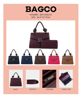 Pabrik Tas Wanita Skala Besar Dengan Merek Sendiri Bagco 2026 Tas Tangan Wanita Model Tali Kepang Trendi Baru Tas Tangan Wanita Dengan Dompet