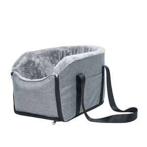 Asiento de coche de lujo para perros con resistencia al agua, cama de viaje extraíble y lavable para perros y Transportín de mascotas con logotipo personalizado - Product Image 1