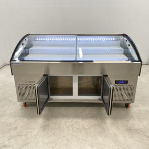 Barbecue Vitrine Réfrigérée Buffet Hot Pot Échelle En Acier Inoxydable Vaporisateur Glace Congélateur Commercial Personnalisé et Réfrigérateur - Product Image 5