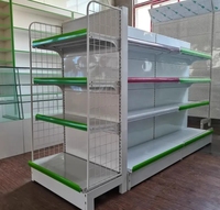 Scaffali Moderni in Metallo Resistente per Negozi, Espositori a Gondola per Supermercati, Produzione e Vendita all'Ingrosso dalla Cina