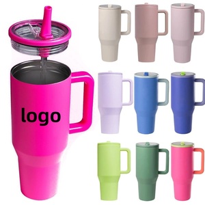 Vaso <span class=keywords><strong>de</strong></span> Viaje <span class=keywords><strong>de</strong></span> Acero Inoxidable <span class=keywords><strong>de</strong></span> Doble Pared con Aislamiento al Vacío, a Prueba <span class=keywords><strong>de</strong></span> Fugas, <span class=keywords><strong>de</strong></span> 40 oz, con Asa y Tapa con Pajita, para Deportes y Gimnasio - Product Image 1