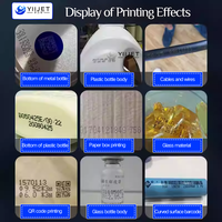 Imprimante à jet d'encre CIJ pour la production en ligne, écran tactile automatique, date d'expiration, numéro de lot, boîte métallique, bouchon de bouteille, boîte en carton