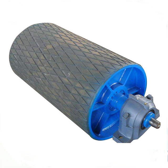 Ленточный конвейер приводной пульт/барабанный пульл с резиновой лажкой для конвейерной системы