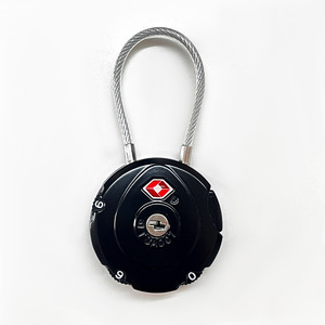 Candado de Combinación Aprobado por la TSA, Candado de Viaje para Equipaje con Cable de Acero y Aleación de Aluminio, con Código Numérico de Seguridad - Product Image 3