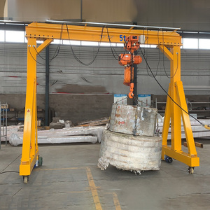 Haute qualité 1Ton 2Ton 3Ton 5Ton Mini petite grue portative à portique unique avec capacité de levage légère - Product Image 2