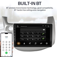 Autoradio pour FIT JAZZ 2007-2013, navigation GPS, Carplay, Android Auto, écran tactile, écran partagé, DSP, lecteur multimédia de voiture