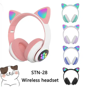 <span class=keywords><strong>Auriculares</strong></span> Deportivos Estéreo Inalámbricos con Orejas <span class=keywords><strong>de</strong></span> Gato para Niños, <span class=keywords><strong>Auriculares</strong></span> Deportivos con Orejas <span class=keywords><strong>de</strong></span> Gato, Color Rosa, Bonitos - Product Image 6