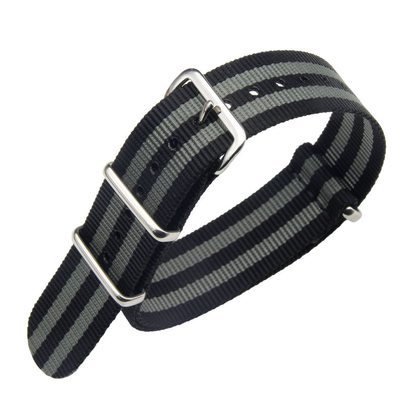 F08 Noir Gris Mix Boucle Argent