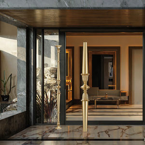 درابزين فاخر من سبائك الألومنيوم للاستخدام الداخلي والخارجي في الفيلات والمنازل والحدائق والساحات والشرفات - Product Image 3