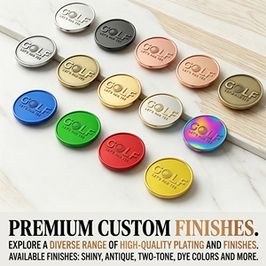 Spilla smaltata personalizzata stile fumetto per golfisti, distintivo 3D a tema Par 3 per amanti del golf - Product Image 3