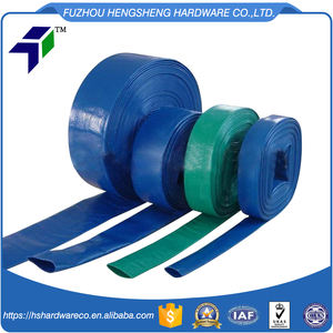 Le tuyau bleu de PVC Layflat classe 2 "3" 4 "30" pouces pour le plastique agricole de tuyau mou de PVC Layflat d'eau d'irrigation d'agriculture - Product Image 1