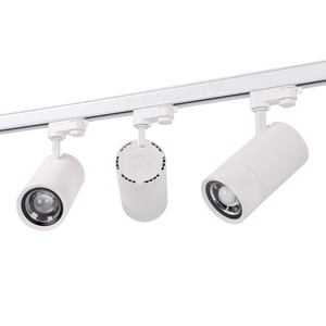 LED-Fokus licht 3-Phasen-4-Draht-LED-Schienenscheinwerfer 220V 15W 20W 35W Triac Dali Dimmbare COB-Schienen leuchten - Product Image 6