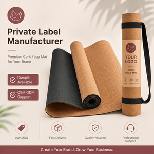 Base ronde en liège imprimée pour marque privée, écologique, non méditative, en liège naturel - Product Image 6