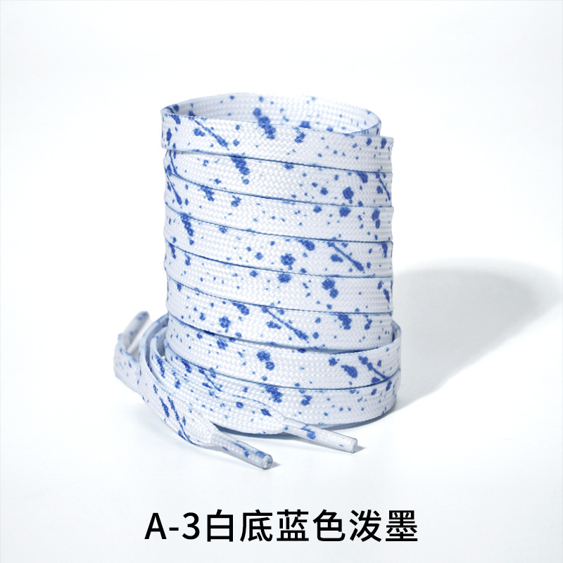 A- 3 white background blue ink