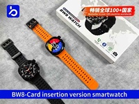 Montre connectée BW8 à succès avec carte SIM et caméra pour homme, écran 1,51 pouces, fréquence cardiaque, appels mains libres, télécommande