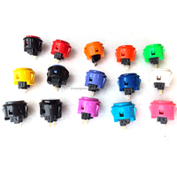 Bouton poussoir Sanwa d'origine japonaise Obsf 30mm 24MM pour PC PS4 XBOX Hitbox Controller Pandora Game Joystick Console