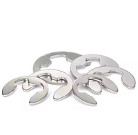 Export Quality DIN6799 GB896 M5 M8 Stainless Steel Retaining Ring Circlip Snap Split E Snap Ring Shaft Circlip