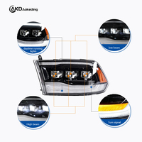 AKD Car Model for Dodge RAM 1500 2500 3500 LED DRL Dynamic Signal High and Low Beam Day Running Light DRL Light Auto Lamps