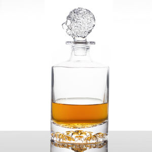 Decantador de Whisky de Cristal sin Plomo con Diseño de <span class=keywords><strong>León</strong></span>, Juego de 4 Vasos Old Fashioned, para Uso Doméstico, Capacidad de 900 ml - Product Image 3