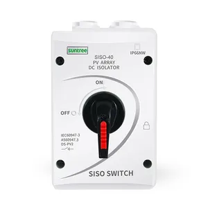 Hot sale SISO-40 PV Array DC Isolator Switch DC1000V Certificate IEC SAA TUV CE Certification Easy to install dc siso