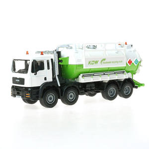 Modellino di <span class=keywords><strong>Camion</strong></span> per il Recupero delle Acque Reflue in Metallo 1:50 con Logo Personalizzato, Veicolo <span class=keywords><strong>Giocattolo</strong></span> per Bambini in Lega, Modello di <span class=keywords><strong>Camion</strong></span> per la Raccolta delle Acque Nere - Product Image 2