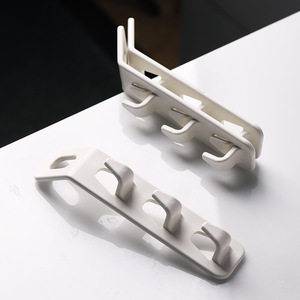 Risparmio <span class=keywords><strong>di</strong></span> <span class=keywords><strong>spazio</strong></span> <span class=keywords><strong>di</strong></span> plastica Ganci <span class=keywords><strong>di</strong></span> Stoccaggio Pieghevole Vestiti Cremagliera Appendiabiti - Product Image 3