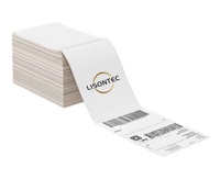 Étiquette d'expédition supérieure thermique directe Offre Spéciale 4x6 étiquette logistique 100*150 feuilles ou rouleaux compatibles avec l'imprimante