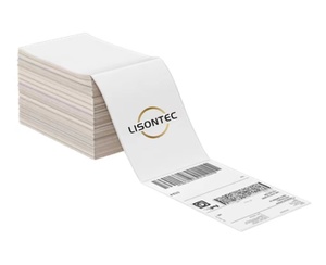 Горячая распродажа, Прямая поставка, термоклейкая этикетка 4x6, логистическая этикетка, 100*150 листы или рулоны, совместимые с принтером - Product Image 6