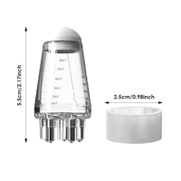 Mini applicateur portable de sérum capillaire en brosses et peignes pour la croissance des cheveux