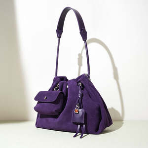Bolso de Hombro de Cuero de Ante para Mujer, Estilo Retro, Casual, de Alta Calidad, Personalizado al por Mayor, Nuevo Modelo 2026 - Product Image 5
