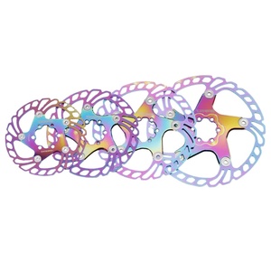 Rastrillo ISC de acero inoxidable <span class=keywords><strong>para</strong></span> bicicleta, rastrillo eléctrico de 140 / 160 / 180 / 203 Mm, otor - Product Image 1