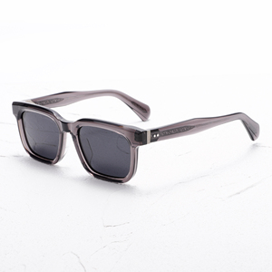 Nouvelles lunettes de vue de style designer, fabriquées à la main en acétate léger, confortables, avec verres polarisés, monture intégrale. - Product Image 1
