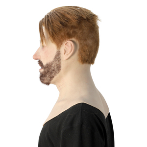 <span class=keywords><strong>Masque</strong></span> de tête réaliste en silicone pour homme et femme avec perruque |   <span class=keywords><strong>Masque</strong></span> de cosplay pour travestis, visage complet, pour le maquillage et la transformation - Product Image 3