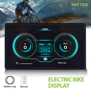 Ordinateur de vélo électrique H8[Haytrix] avec cadre en aluminium, batterie au lithium 24V, compteur de vitesse LCD filaire, odomètre, moteur à moyeu arrière - Product Image 1