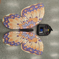 Drone papillon bionique télécommandé haute performance JIN PENG 2,4 G avec lumières RGB, idéal pour les événements de mariage.