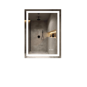 Frontlit + backlit Led gương thắp sáng Vanity gương tùy chỉnh trang điểm gương với đèn - Product Image 1