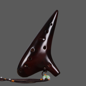 Ocarina de Cerámica de Alta Calidad de 12 Orificios en Do Alto, Instrumento Musical Hecho a Mano, Instrumento de Viento Natural - Product Image 2