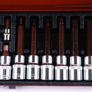 Good Quality Customized Precision Machining S2 18pcs Steel Box Bits Set For Hand Electric Tools