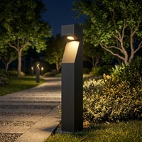 Lampes à bâtonnets LED d'extérieur pour pelouse, 220V, blanc chaud, 12V, 24V, CRI 90, angle de faisceau 360°, éclairage de jardin