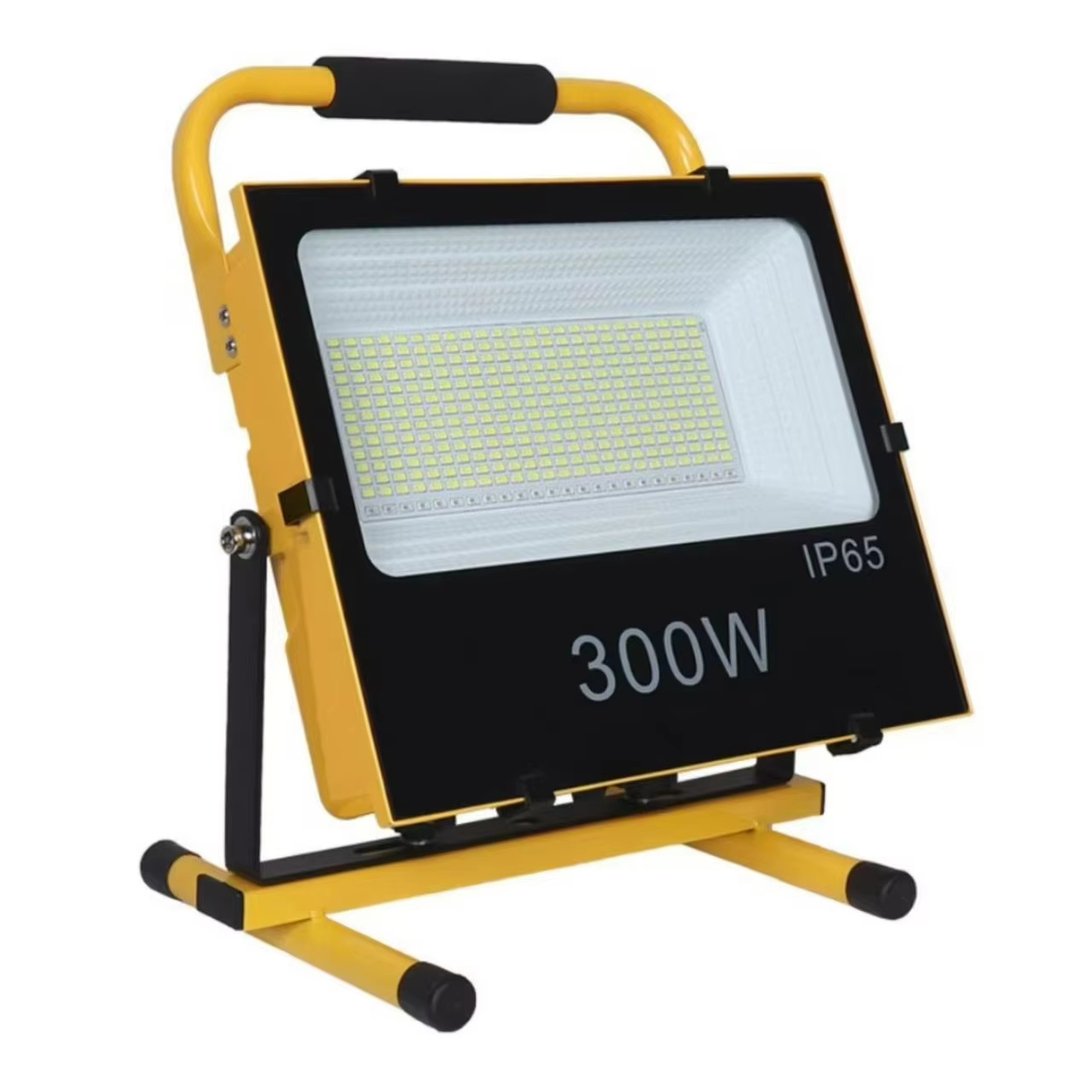 Portable High Power 280 LEDs IP65 Aluminum Remote Control Flood Light 6000K Daylight CRI 90 Dimmable USB Rechargeable Work Light