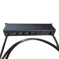 PDU intelligent C19 allemand avec surveillance complète, prises verrouillables pour montage en rack standard, idéal pour salles de télécommunications et armoires réseau