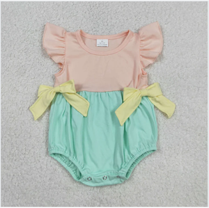 Romper para Bebés Niñas Color Menta Sólido SR3662 - Product Image 4