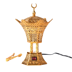 CRAFTS HUB Brûleur d'encens thérapeutique arabe Diffuseur d'aromathérapie Porte-encens-Encens fait main durable en métal écologique - Product Image 4